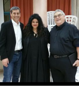 ישראל רוזן עם דפנה ארמוני